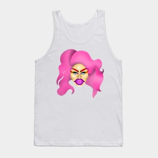 Pink hair Drag Queen Tank Top